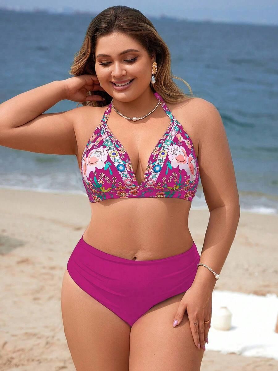 SHEIN DWUCZĘŚCIOWY KOSTIUM KĄPIELOWY BIKINI S09__46
