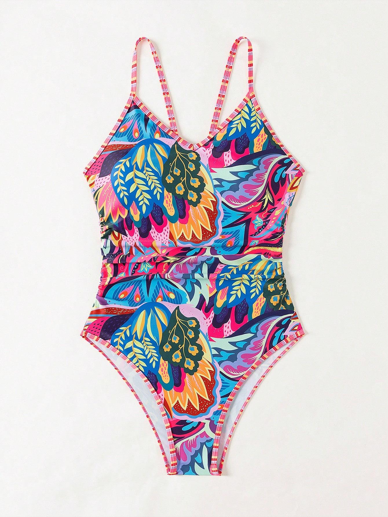 SHEIN JEDNOCZĘŚCIOWY STRÓJ KĄPIELOWY S09__S