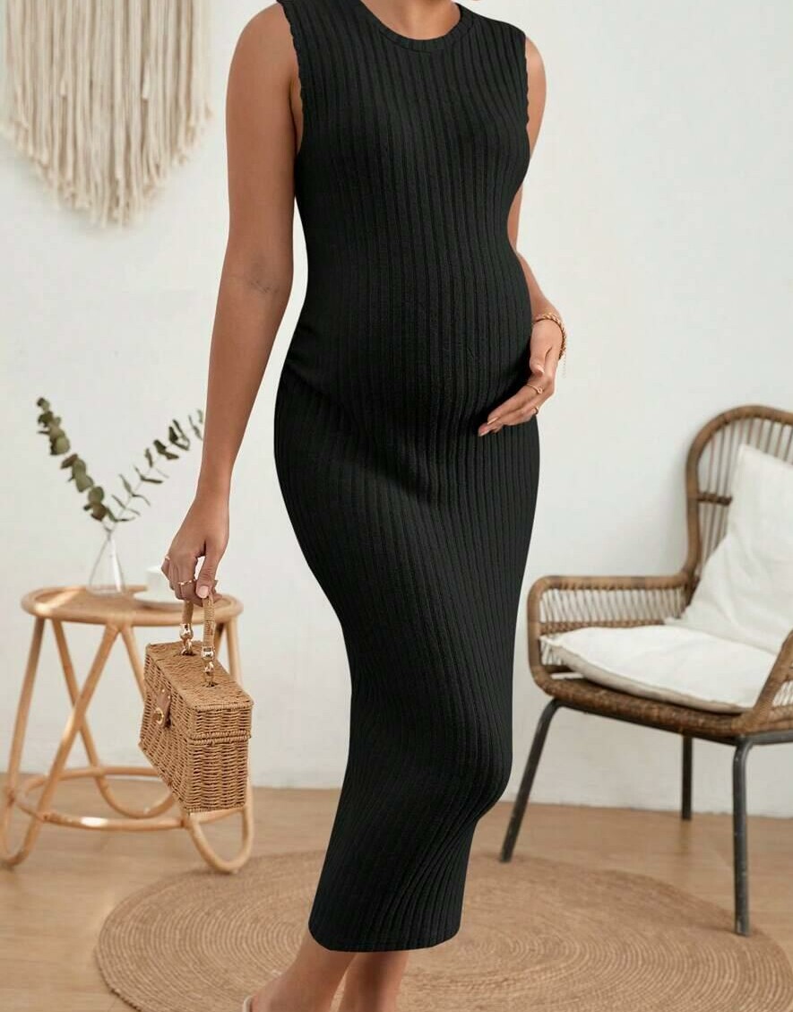 SHEIN CZARNA CIĄŻOWA SUKIENKA S06__XXL