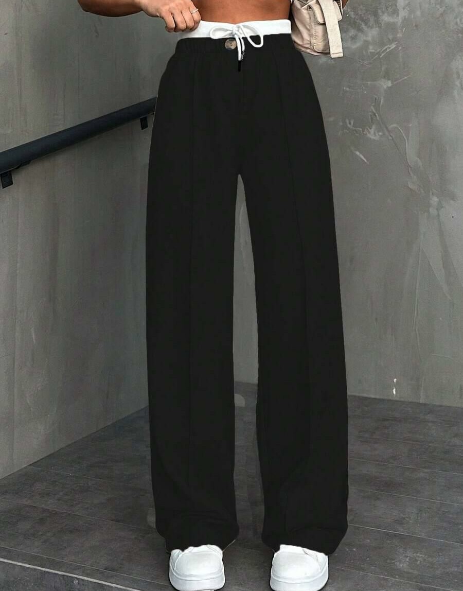 SHEIN CZARNE SPODNIE DRESOWE S06__S
