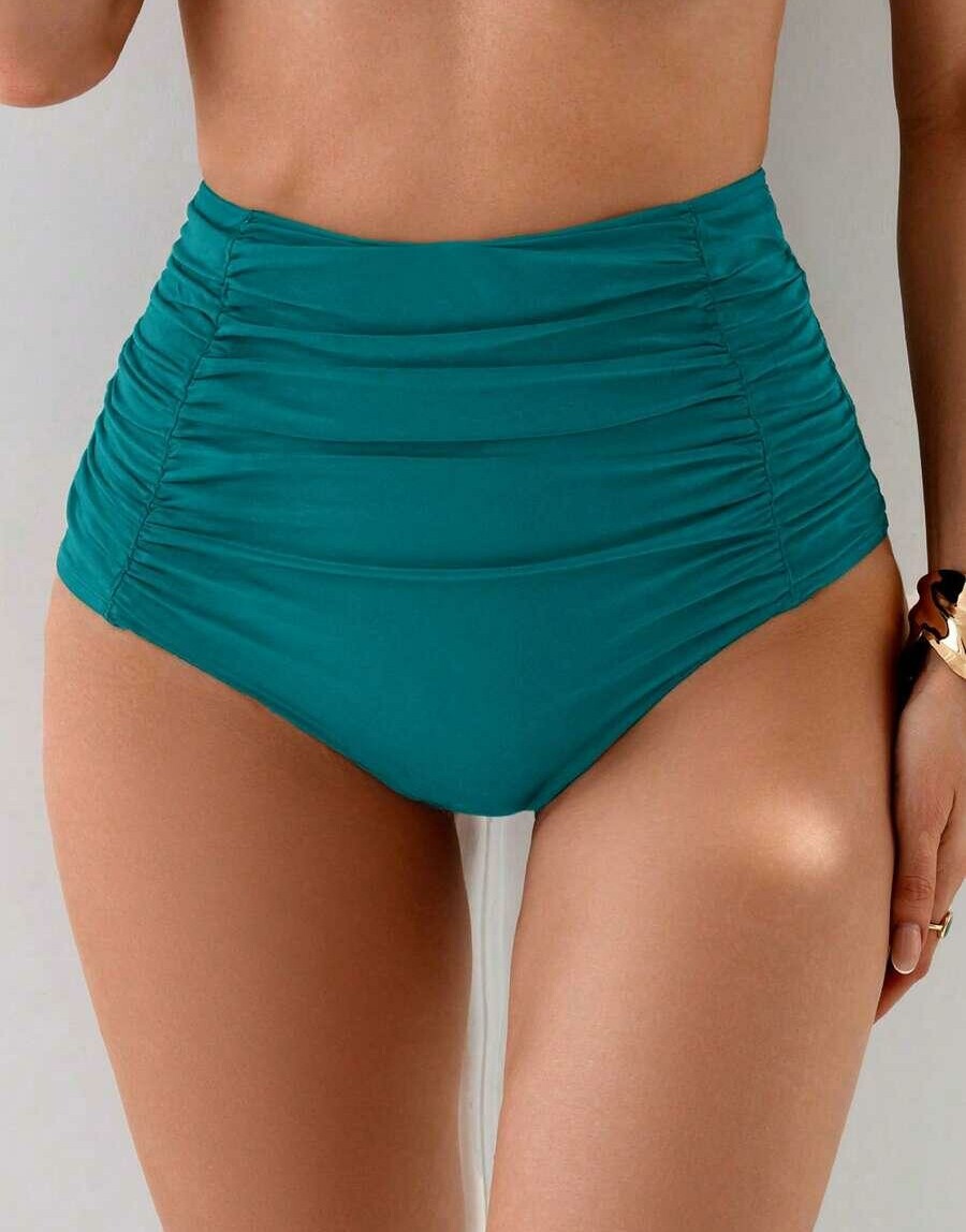 SHEIN DÓŁ OD BIKINI WYSOKI STAN MARZCZENIE S09__L