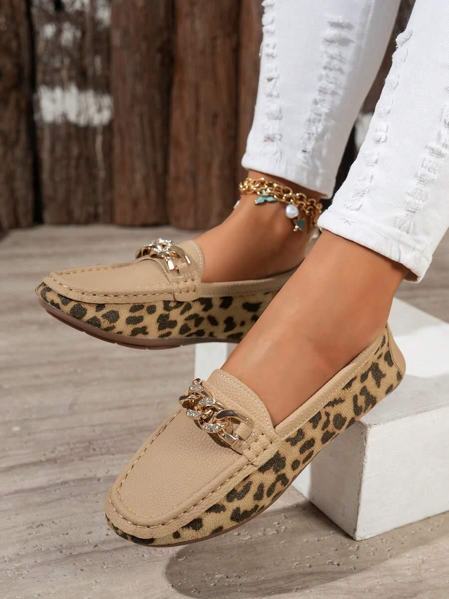 SHEIN WSUWANE MOKASYNY ANIMAL PRINT ZDOBIENIE PK01__39