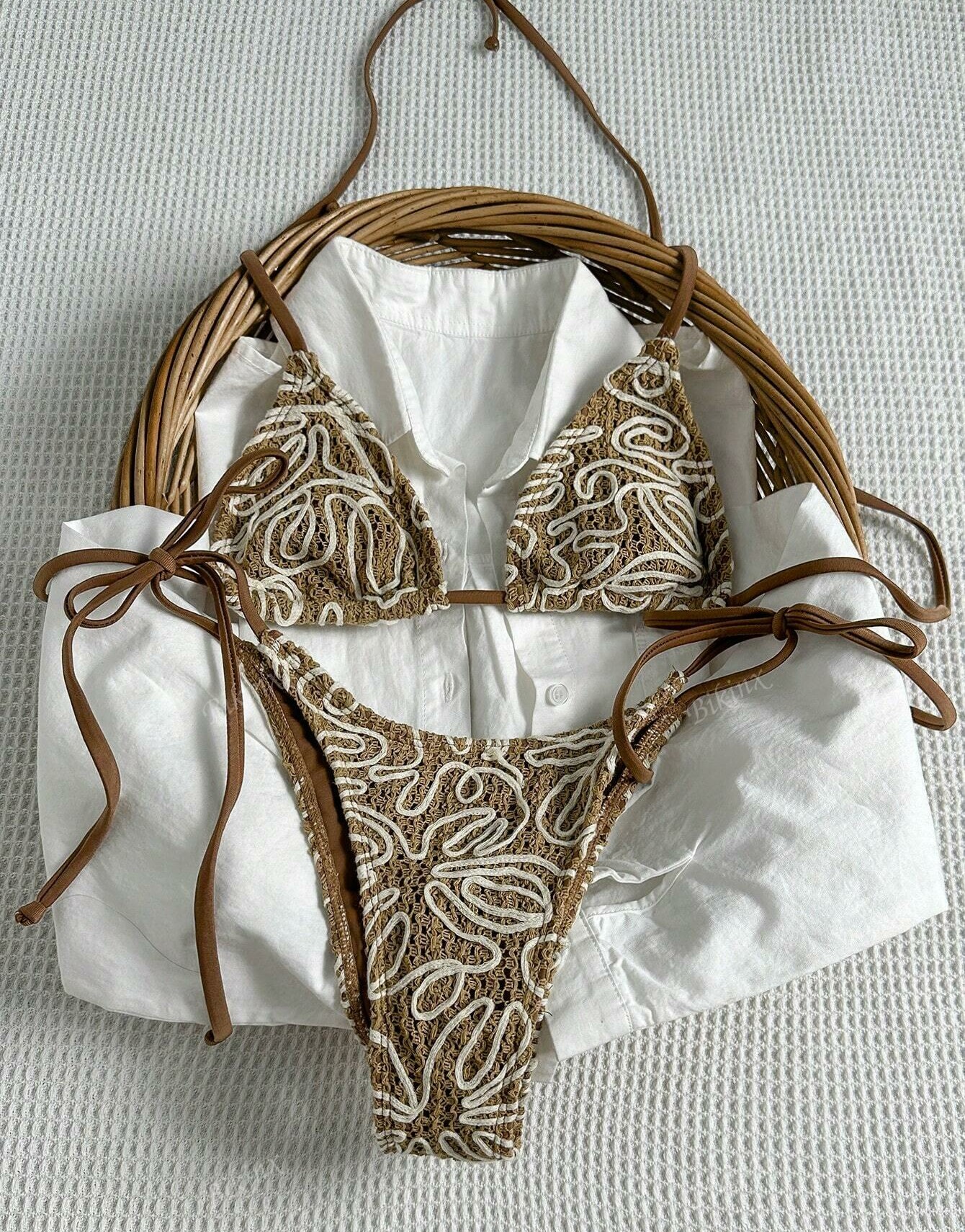 SHEIN DWUCZĘŚCIOWY STRÓJ KĄPIELOWY S09__M