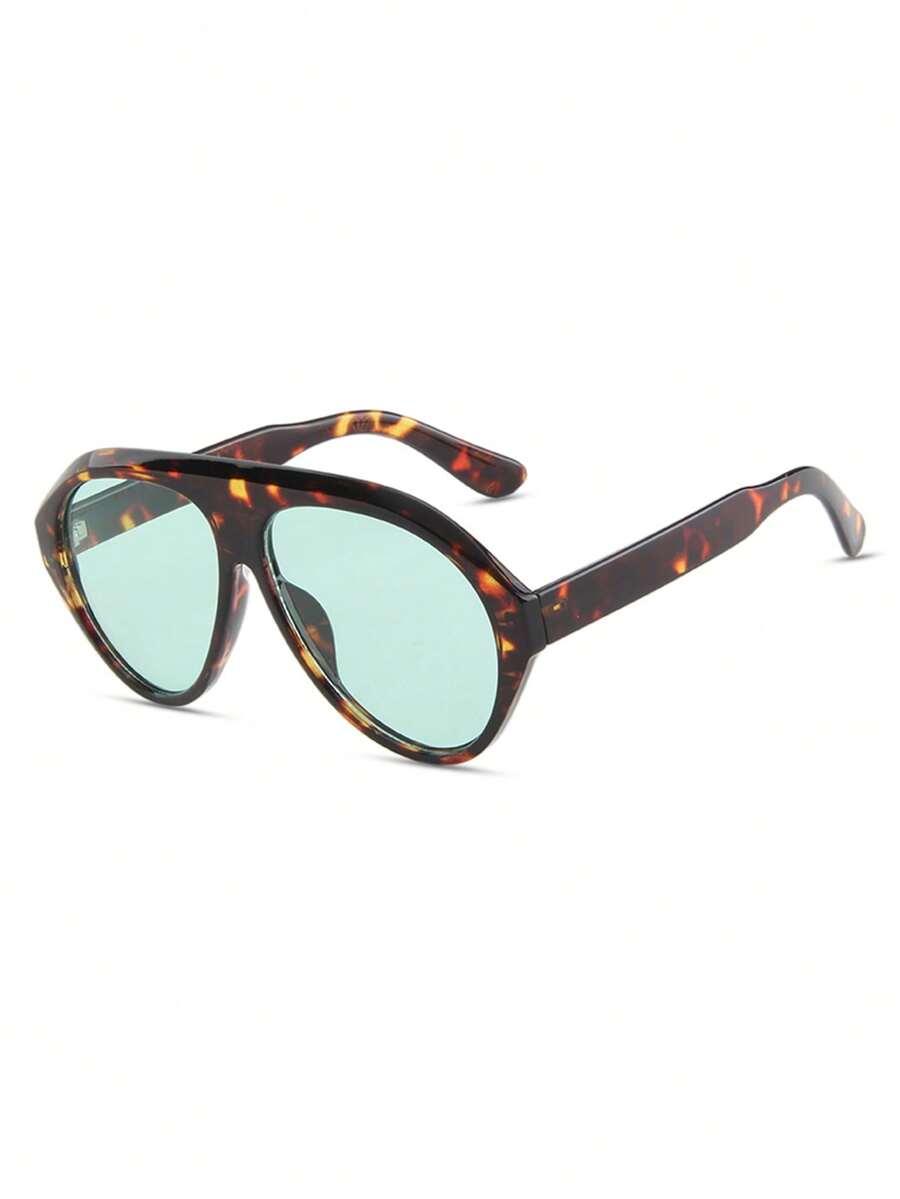 SHEIN OKULARY PRZECIWSŁONECZNE ANIMAL PRINT S07
