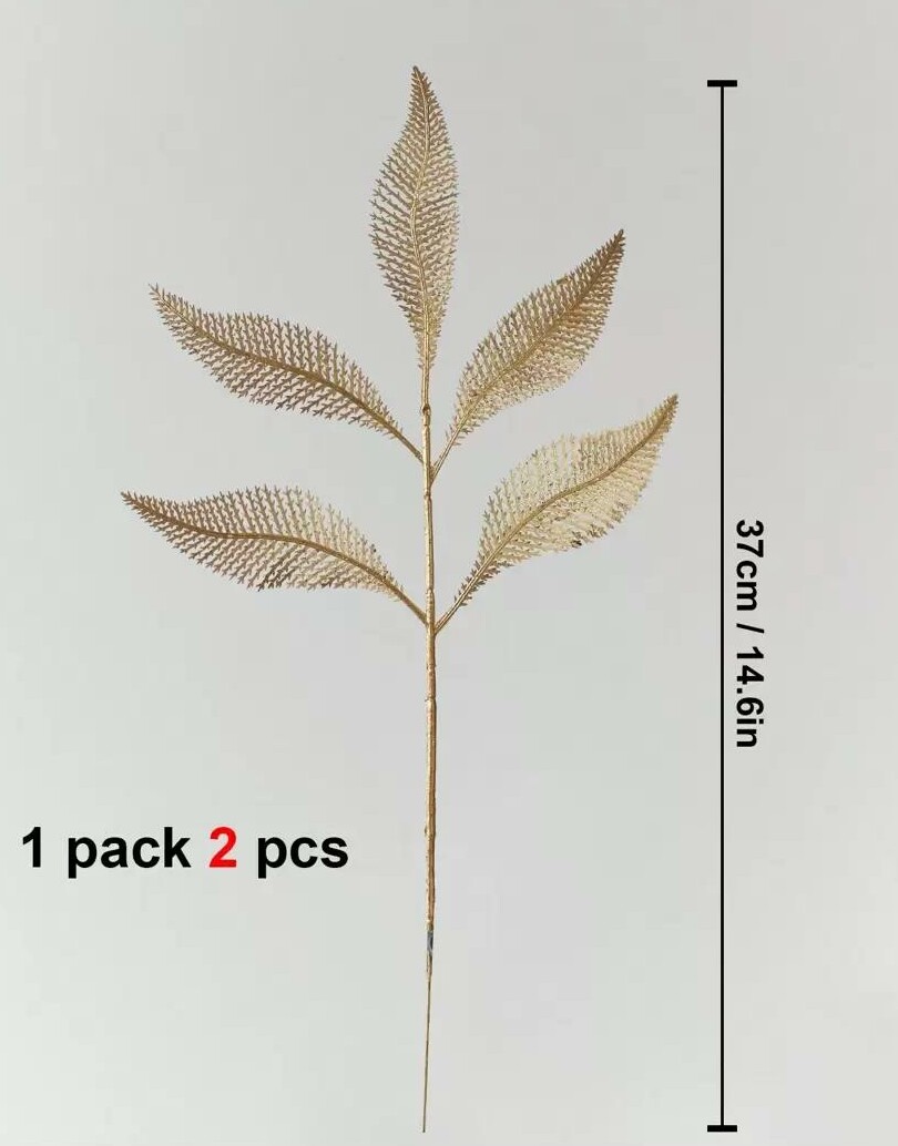 SHEIN SZTUCZNE LIŚCIE OZDOBNE 2-PACK S07__37CM