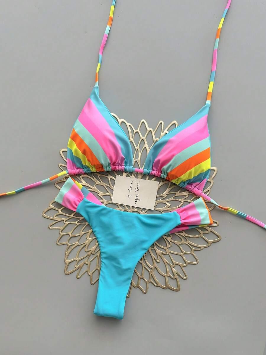 SHEIN DWUCZĘŚCIOWY STRÓJ KĄPIELOWY S09__S