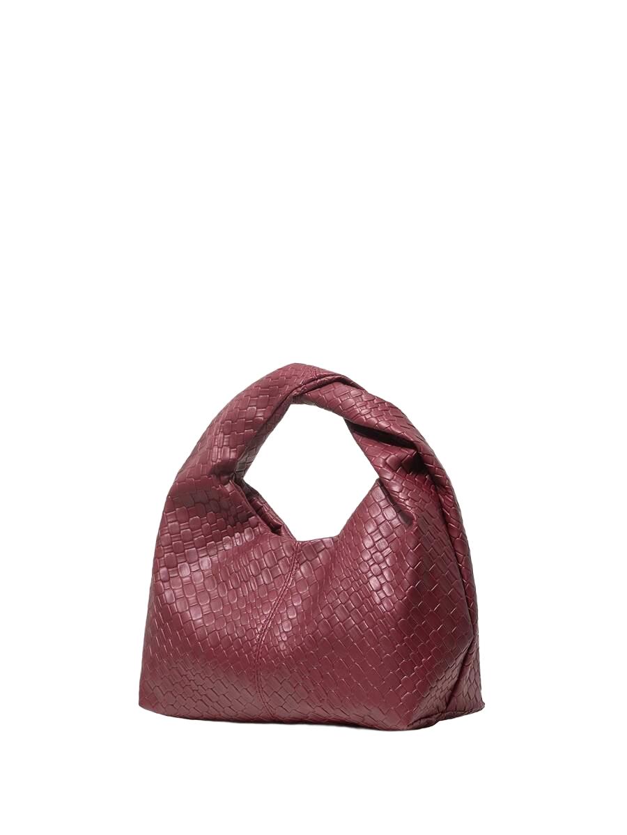 SHEIN CZERWONA TORBA TEKSTURA S07__25X11X30