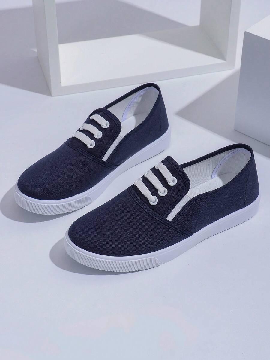 SHEIN GRANATOWE TENISÓWKI WKŁADANE S06__40,5