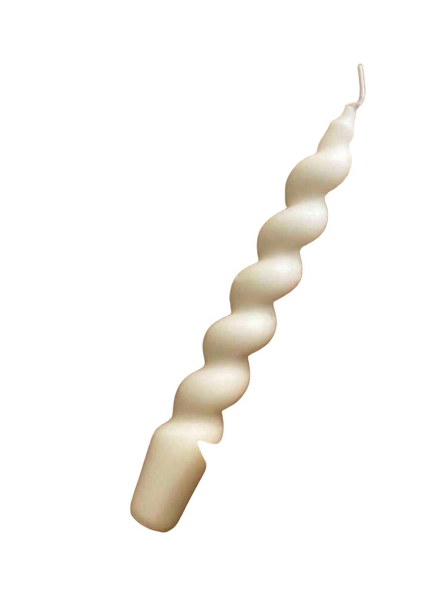 SHEIN BIAŁA SPIRALNA ŚWIECA S07__10X2