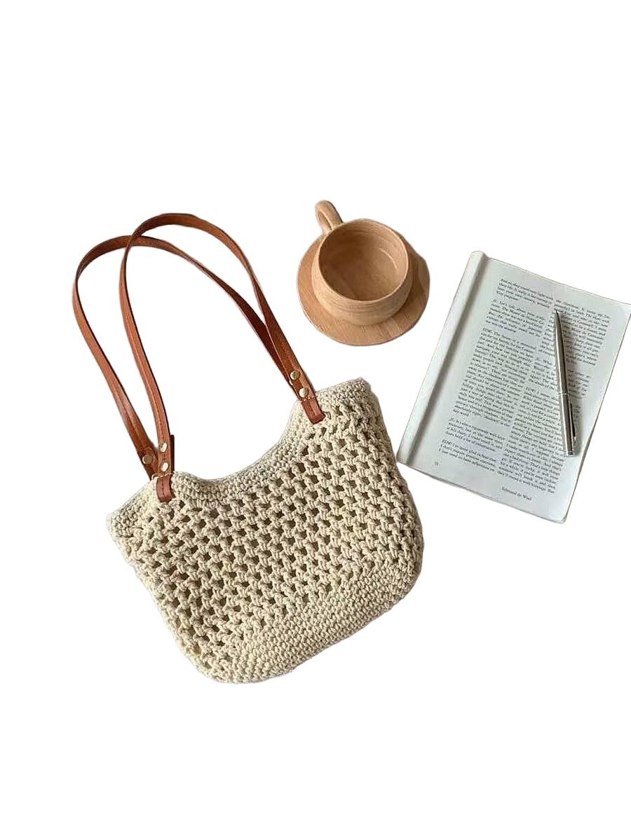 SHEIN PLECIONA TOREBKA NA RAMIĘ S07__22X32