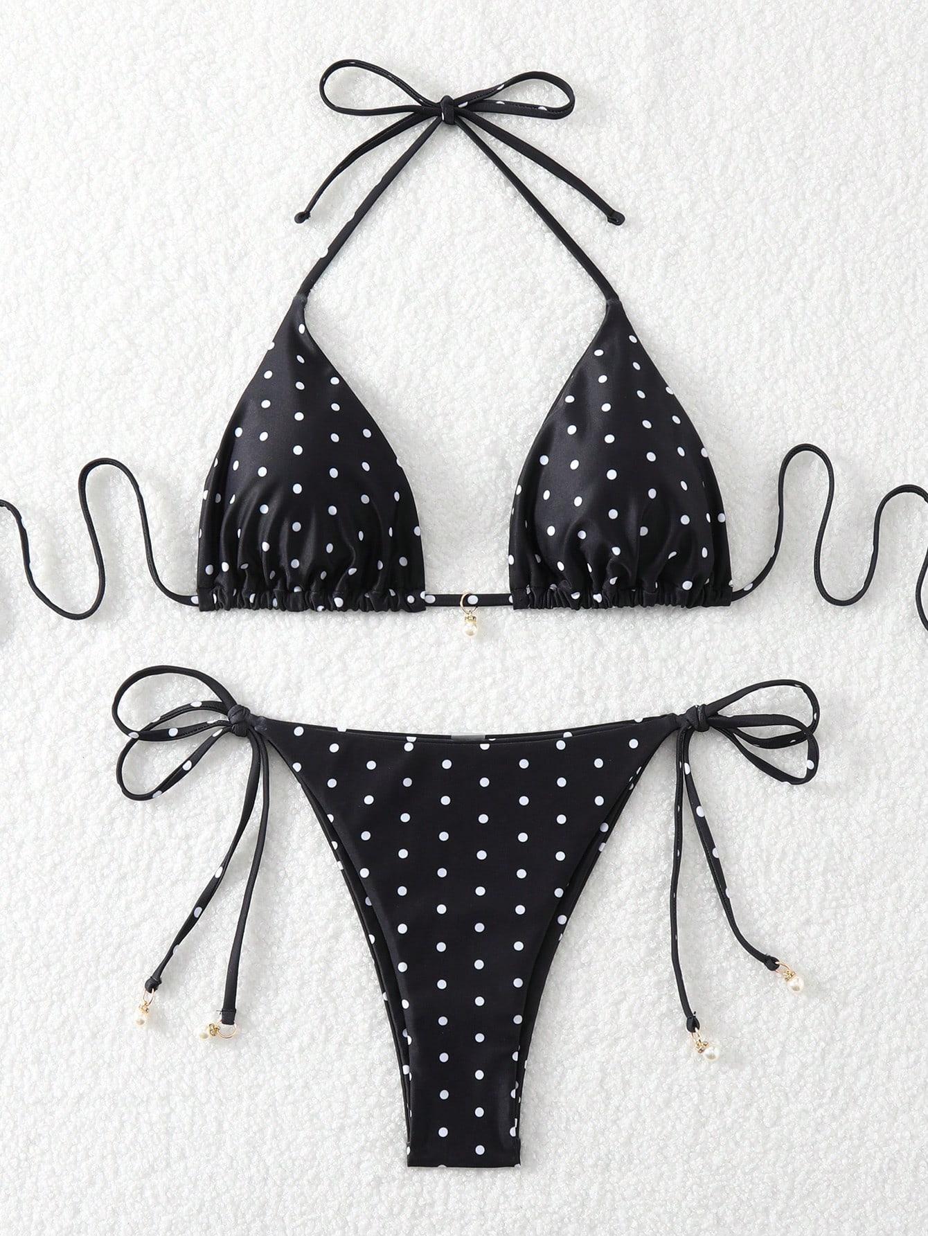 SHEIN STRÓJ KĄPIELOWY DWUCZĘŚCIOWY S09__L