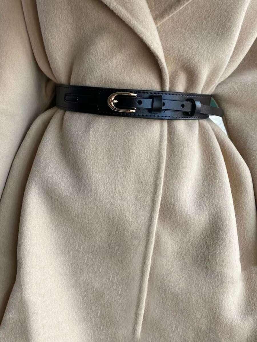 SHEIN CZARNY PASEK IMITACJA SKÓRY S07__90