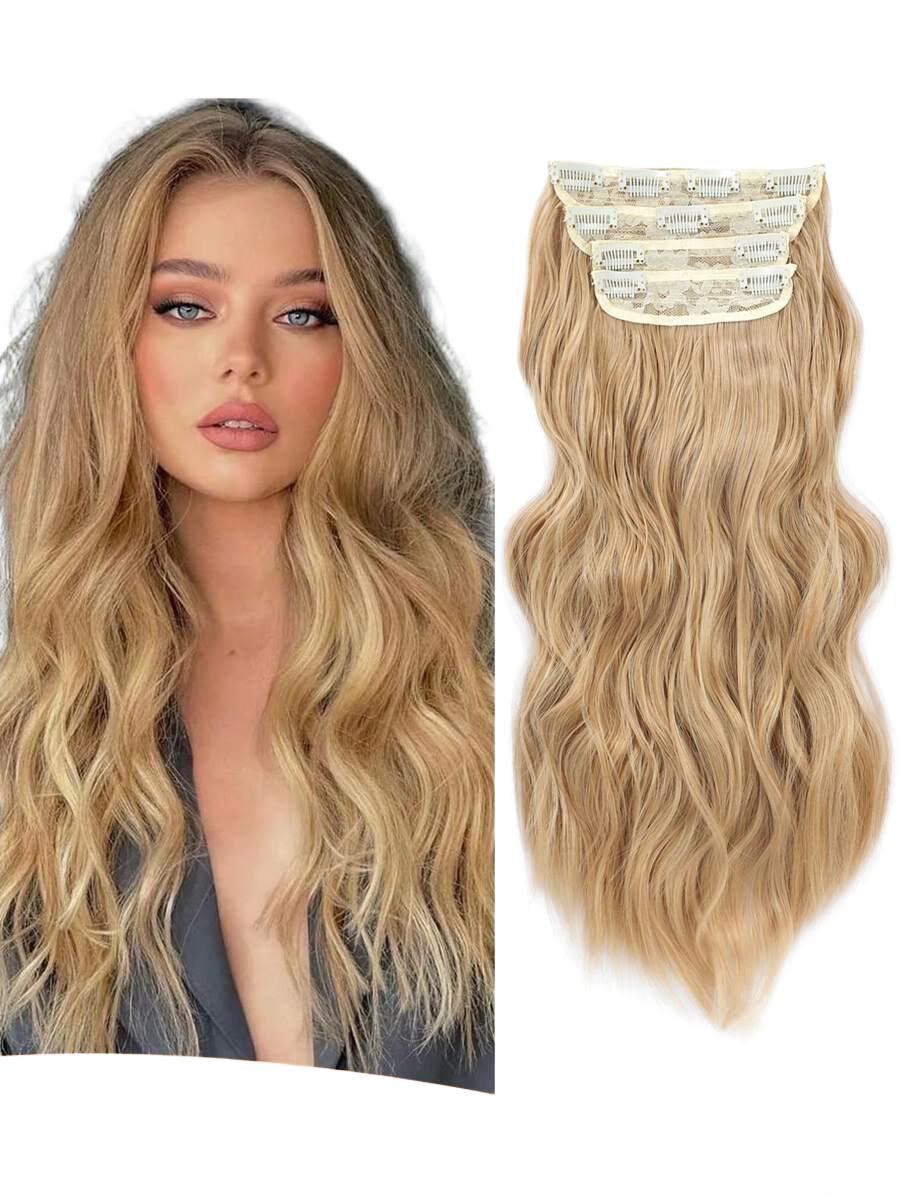 SHEIN DOCZEPIANE WŁOSY SYNTETYCZNE BLOND S07__40CM