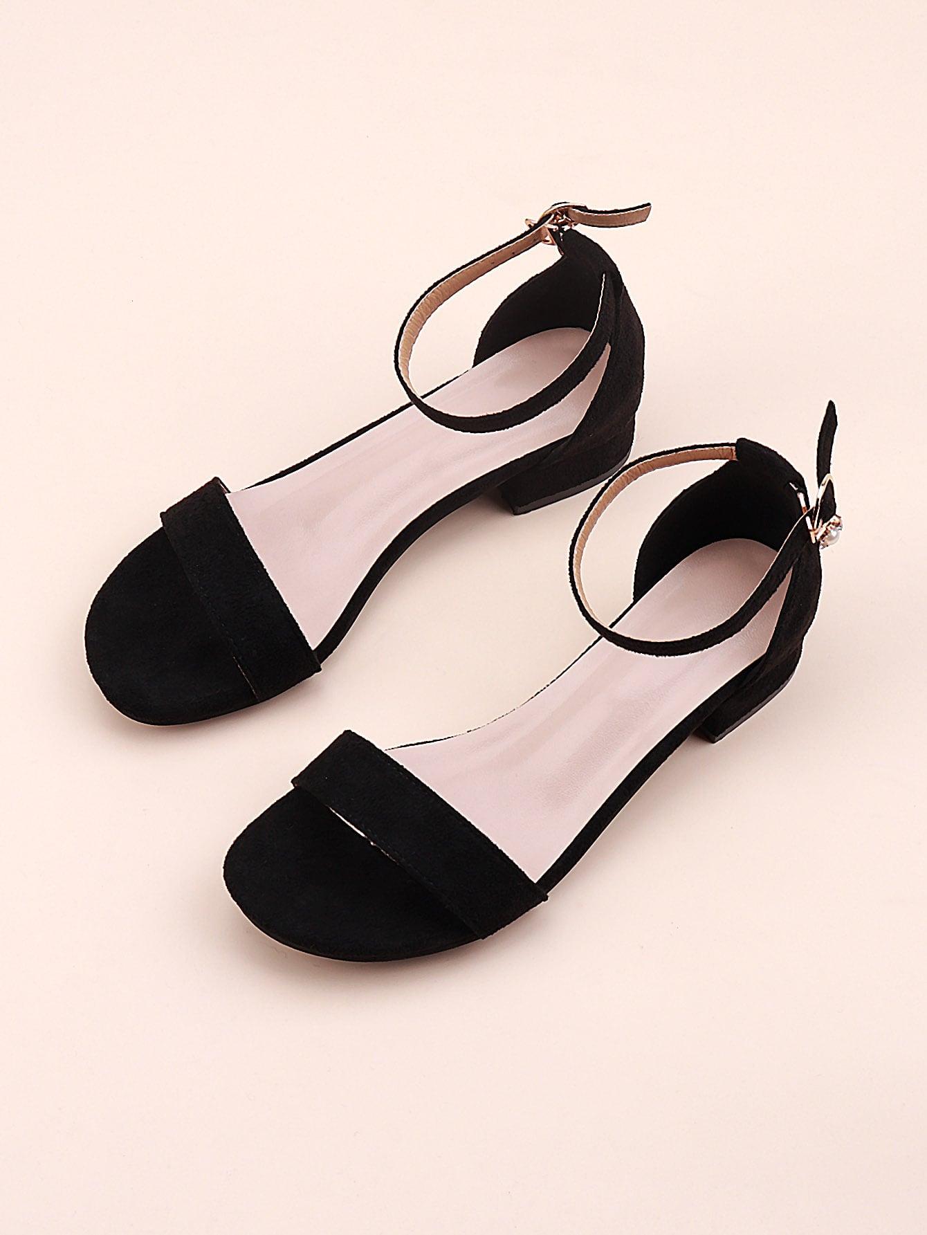 SHEIN CZARNE SANDAŁY OBCAS S06__39
