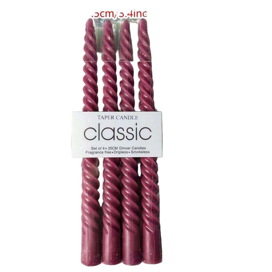 SHEIN FIOLETOWE ŚWIECE 4-PACK S07