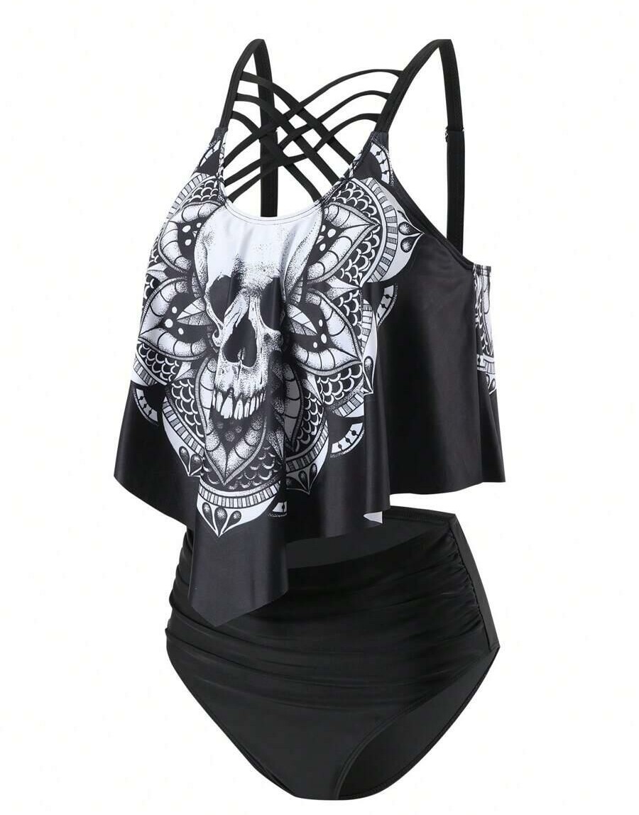 SHEIN DWUCZĘŚCIOWY STRÓJ KĄPIELOWY S09__48