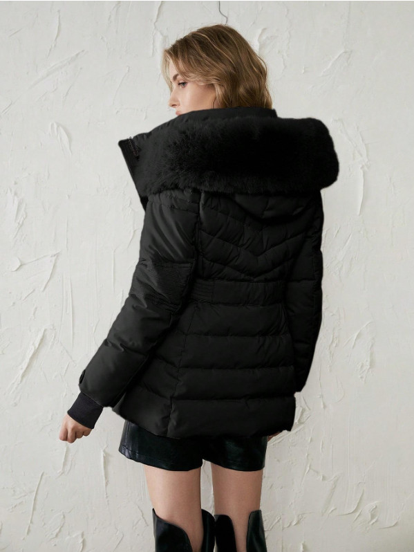 SHEIN CZARNA KURTKA ZAMEK W01__S