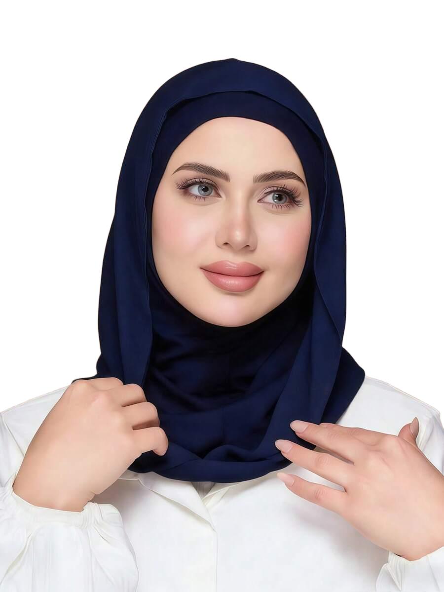 SHEIN GRANATOWA CHUSTA HIDŻAB S07