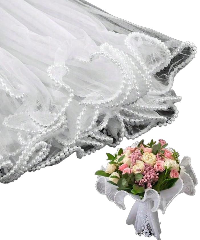 SHEIN BIAŁA SIATKA FLORYSTYCZNA S07__