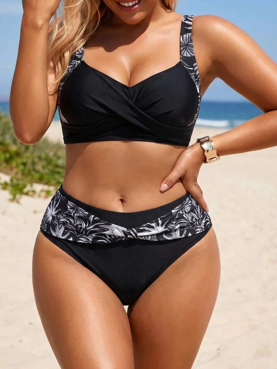 SHEIN DWUCZĘŚCIOWY STRÓJ KĄPIELOWY S09__46