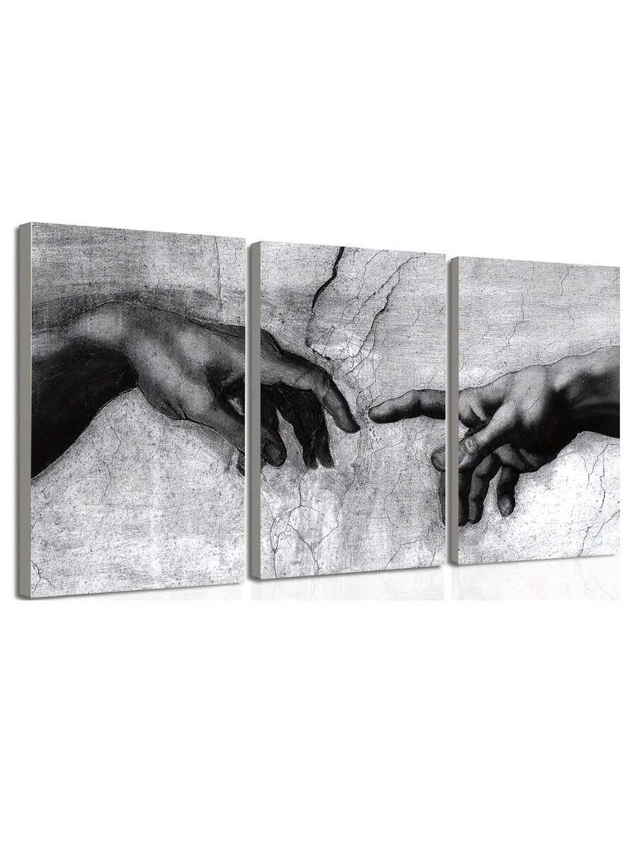 SHEIN PLAKAT NA ŚCIANĘ 3-PACK S07__50X70CM