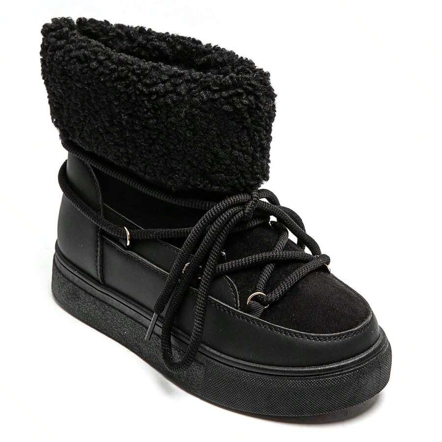 SHEIN CZARNE ŚNIEGOWCE MIŚ W01__39