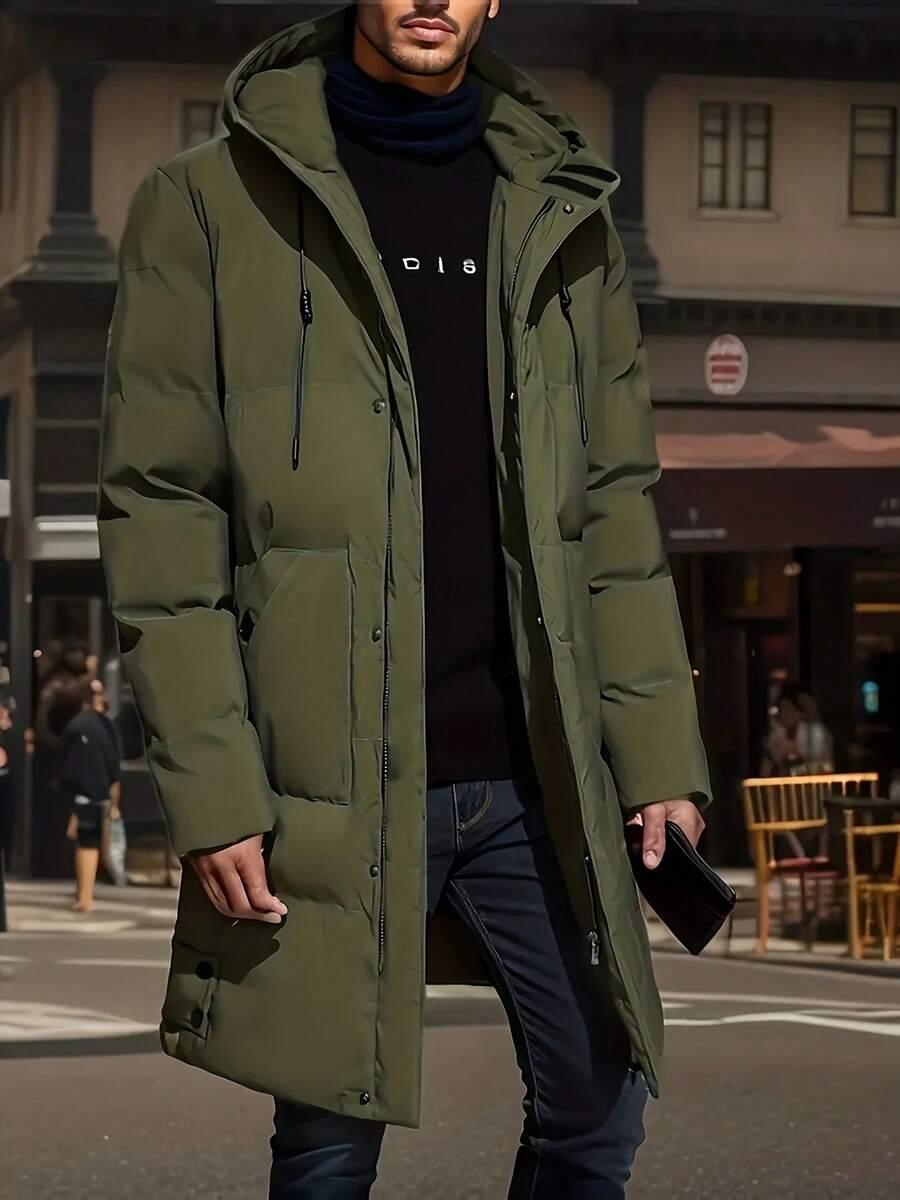 SHEIN ZIELONA PIKOWANA KURTKA Z KAPTUREM ZAMEK W01__XL