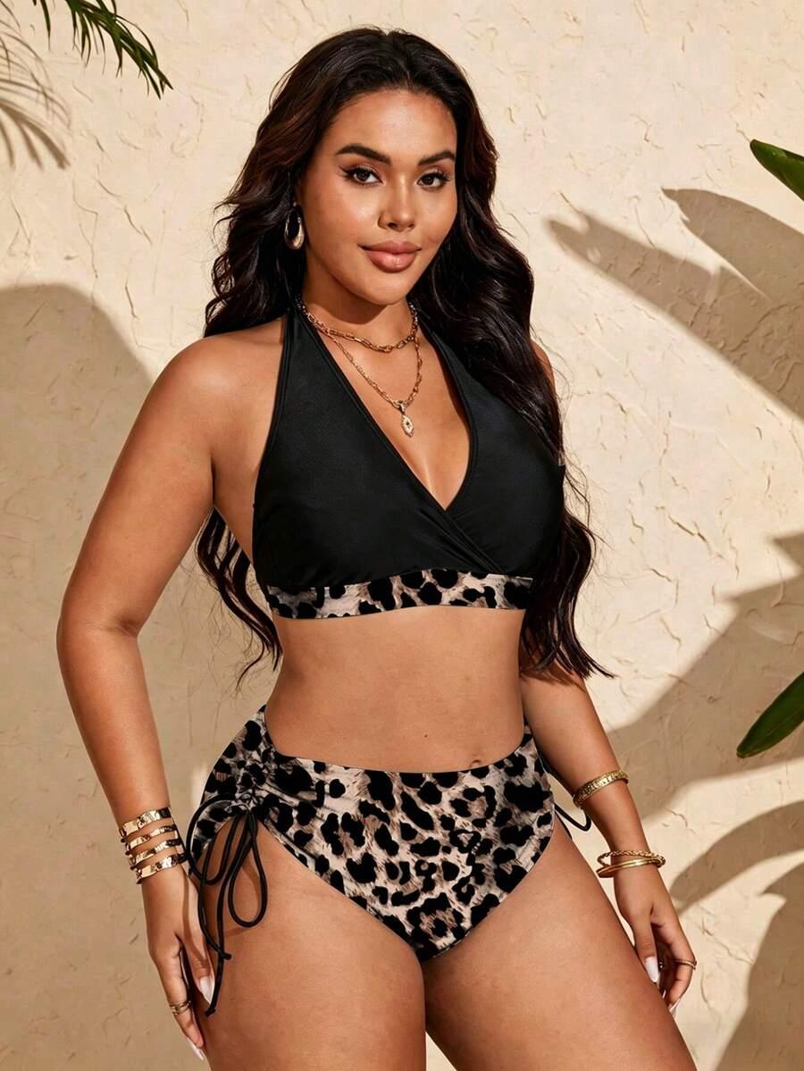 SWIM VCAY DWUCZĘŚCIOWY STRÓJ KĄPIELOWY ANIMAL PRINT S09__48
