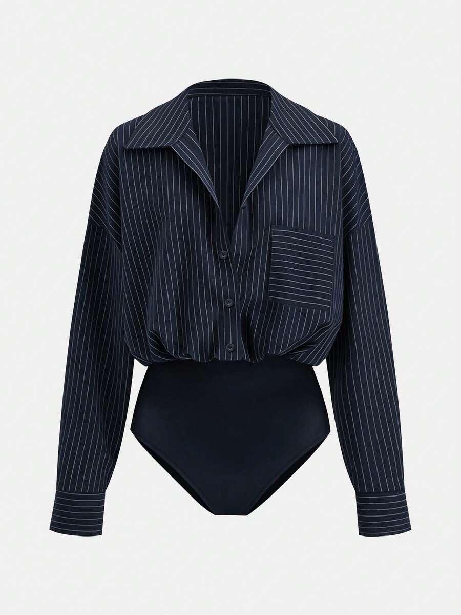SHEIN BODY WZÓR PASKI S06__S