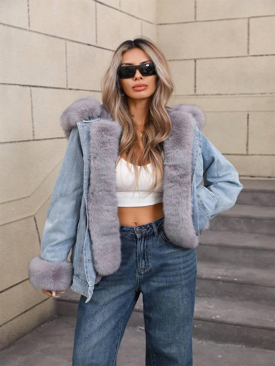 SHEIN NIEBIESKA KURTKA JEANS W01__L