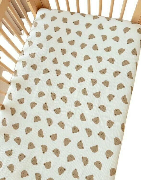 SHEIN PRZEŚCIERADŁO NA GUMCE MISIE S07__60X120CM