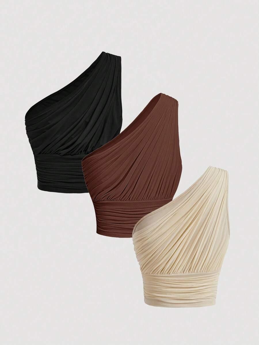 SHEIN TOP SIATECZKA 3-PACK S06__L