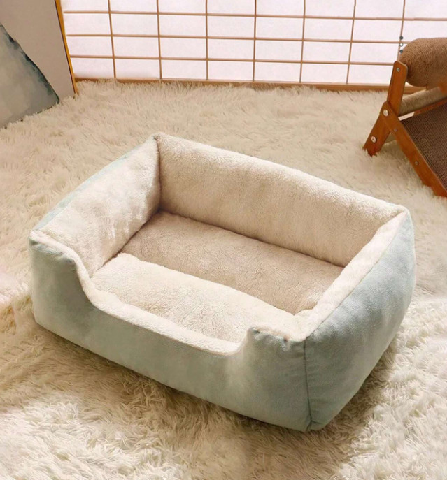 SHEIN ZIELONE LEGOWISKO DLA ZWIERZĄT S07__60X45X15
