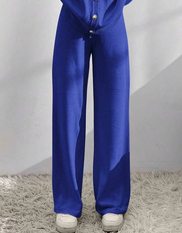 EURMUSE NIEBIESKIE SPODNIE CASUAL S06__XL