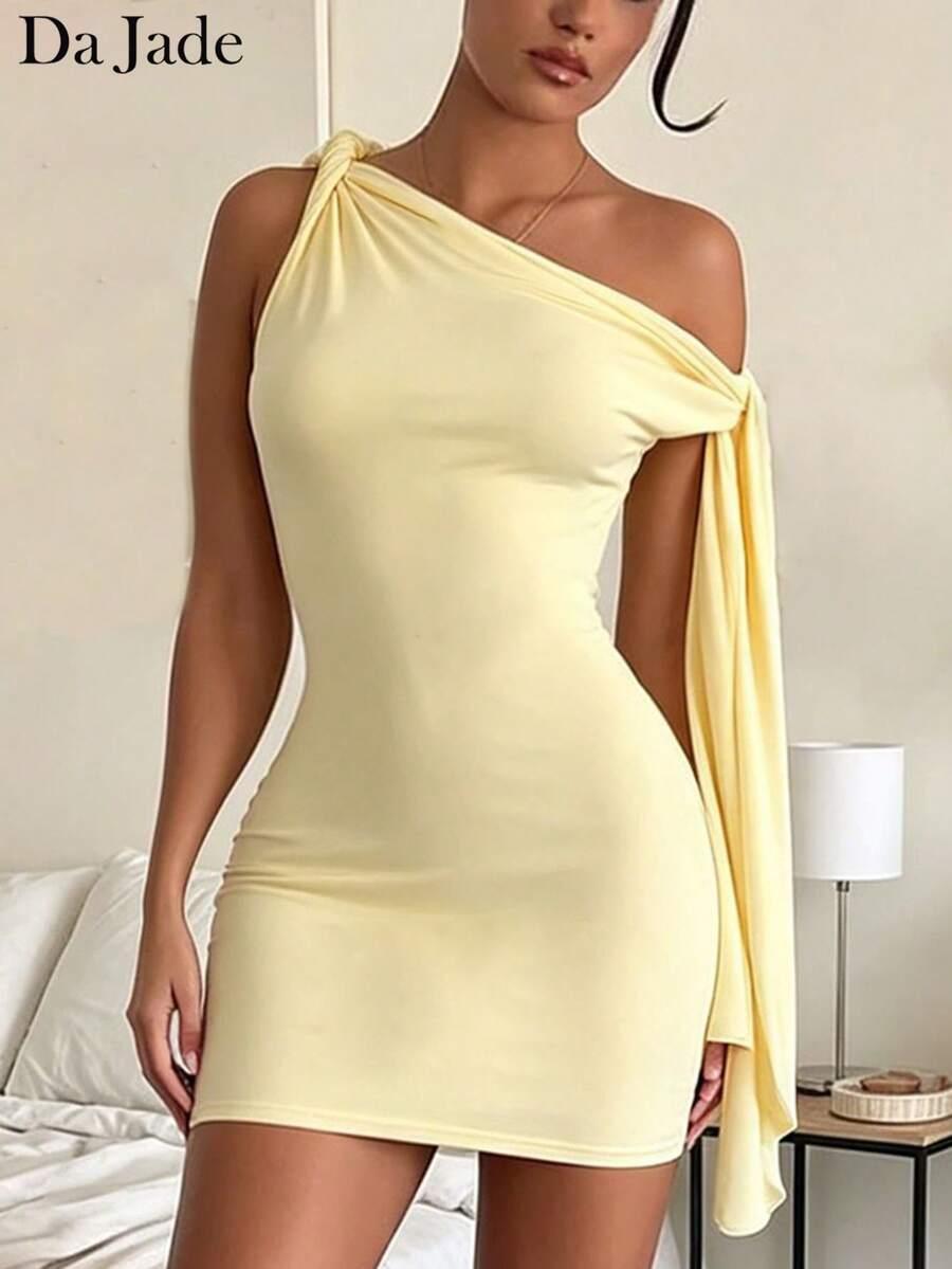 SHEIN ŻÓŁTA MINI SUKIENKA S06__M