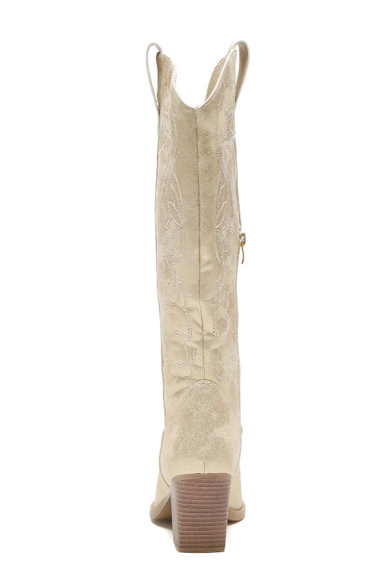 SHEIN BEŻOWE KOZAKI KOWBOJKI W01__36