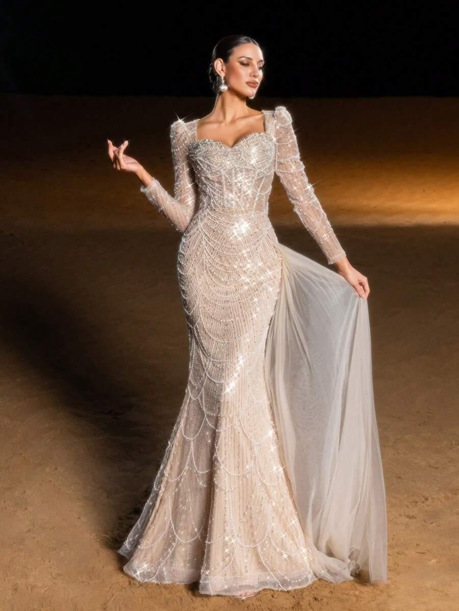 FARIESTY MAXI SUKIENKA ZDOBIENIE S06__M