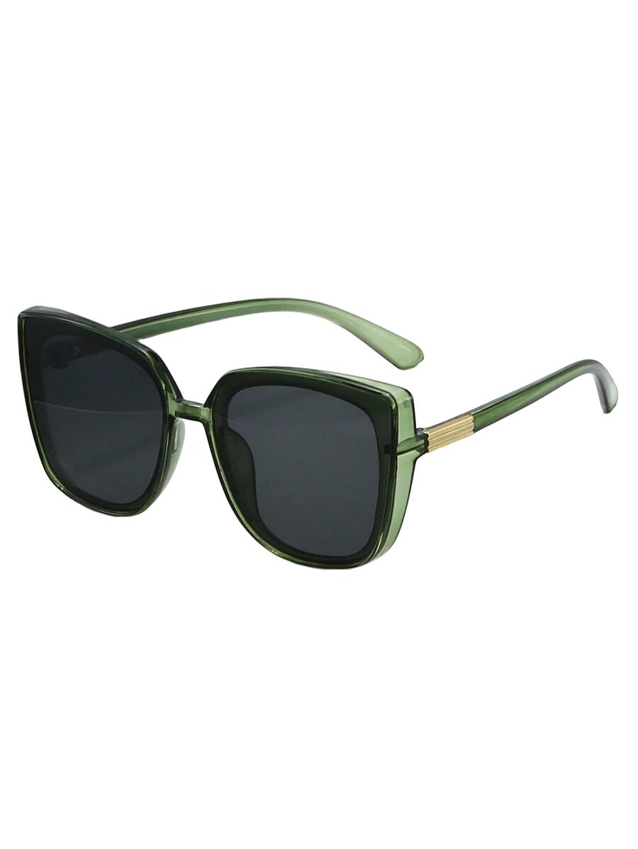 SHEIN ZIELONE OKULARY PRZECIWSŁONECZNE S07
