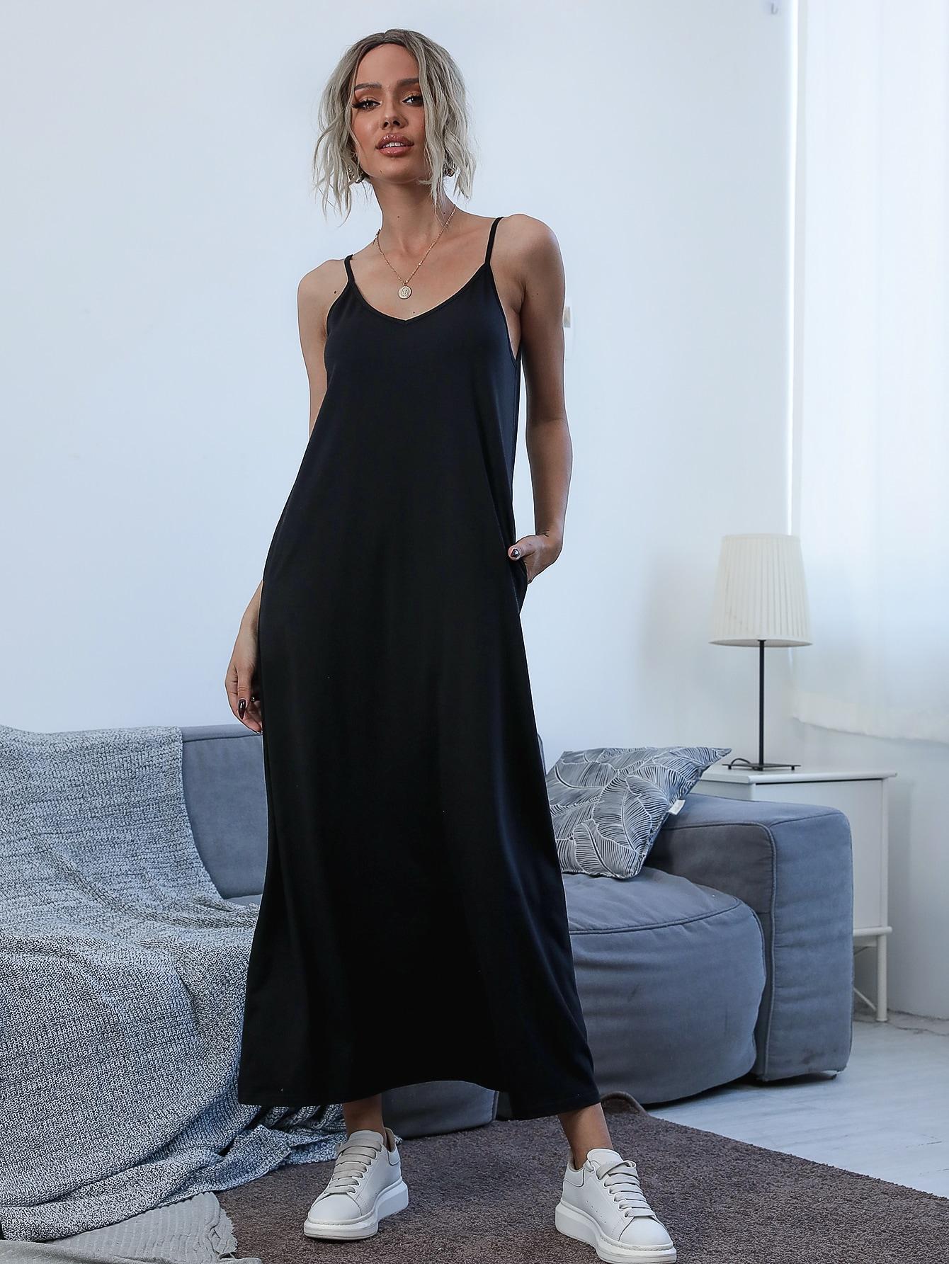 SHEIN MAXI SUKIENKA RAMIĄCZKA S06__M