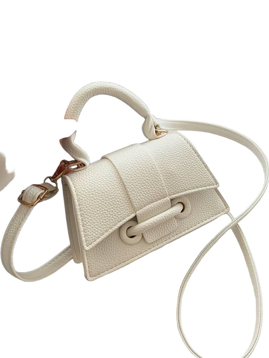 SHEIN BIAŁA TOREBKA IMITACJA SKÓRY S07__16X7X9,5CM