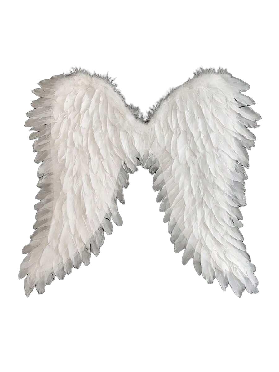 SHEIN BIAŁE SKRZYDŁA PIÓRA S07__45X45