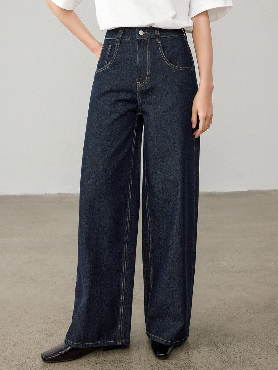 DAZY SPODNIE JEANS PROSTA NOGAWKA S06__M