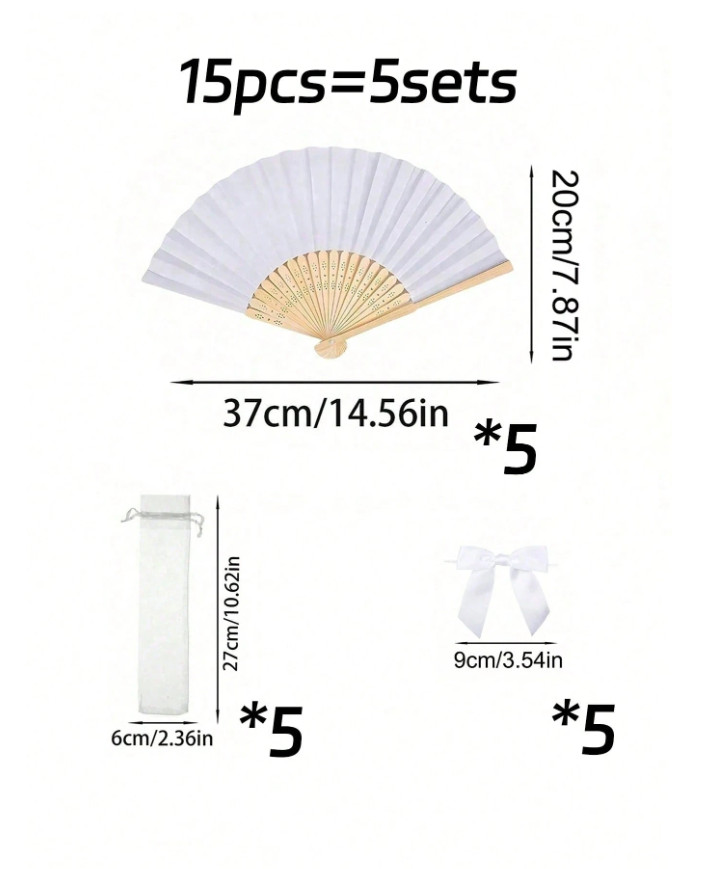 SHEIN WACHLARZ WORECZEK KOKARDA KOMPLET 5-PACK S07__