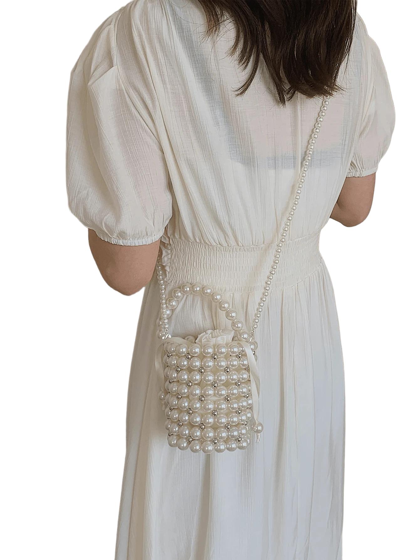 SHEIN BIAŁA TOREBKA NA RAMIĘ S07__13X11X11