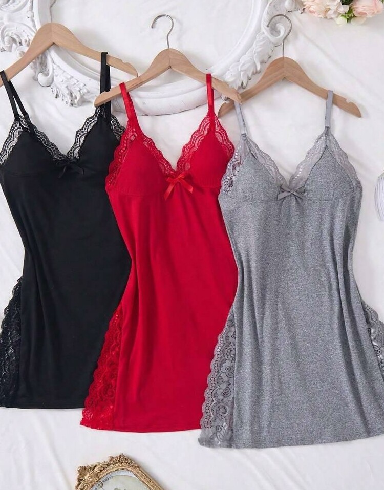 SHEIN KOSZULA NOCNA 3-PACK S06__XXL