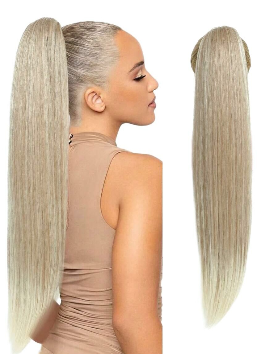 SHEIN SZTUCZNE WŁOSY KUCYK BLOND S07__76CM