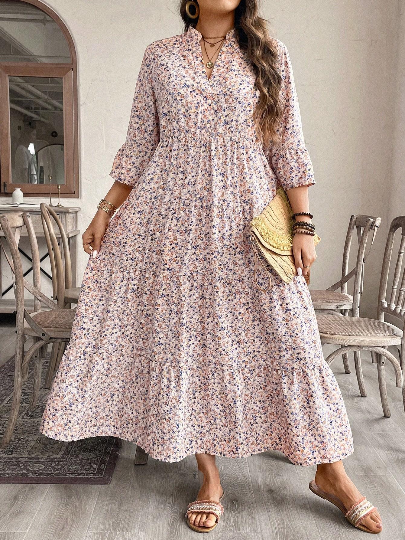 SHEIN MAXI SUKIENKA KWIATY S06__46
