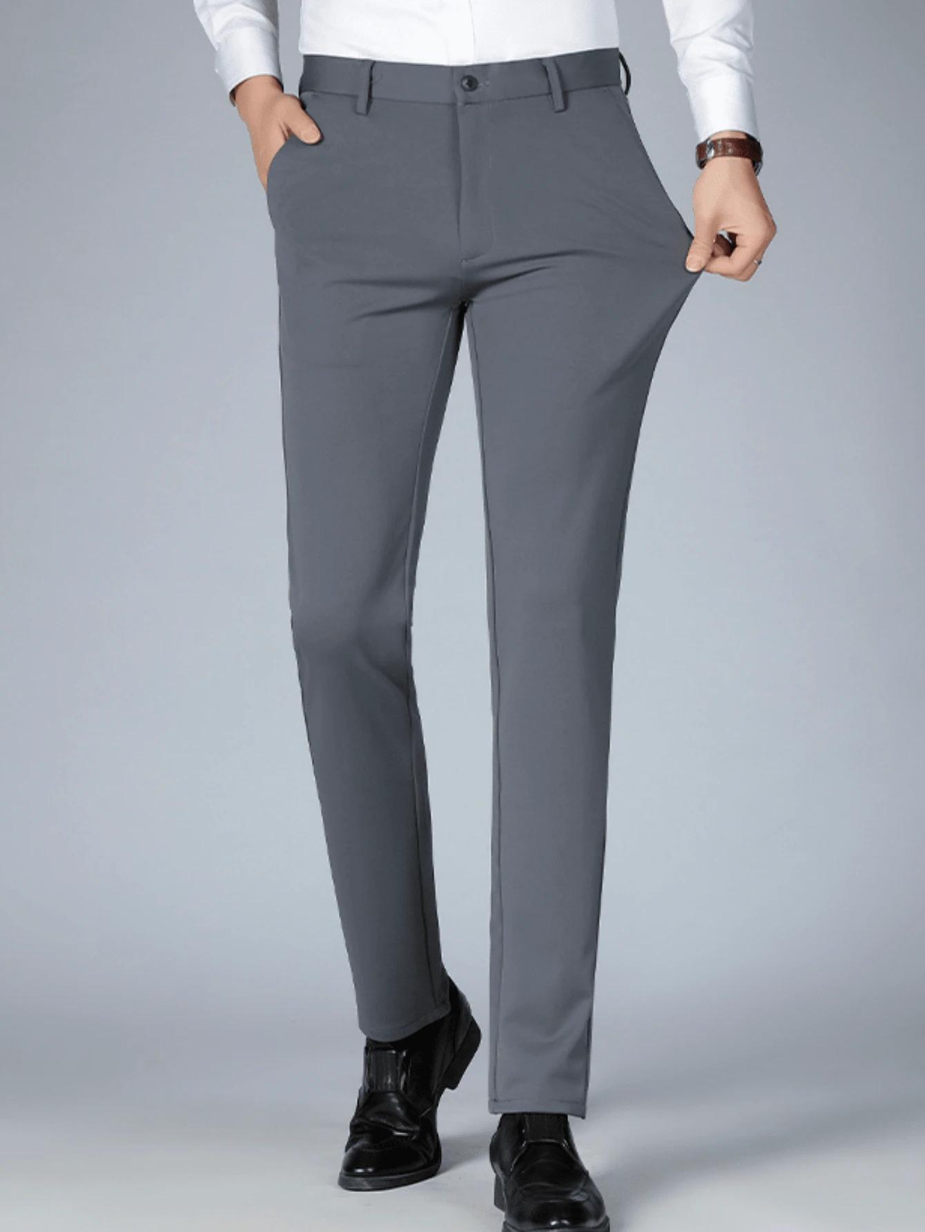 SHEIN SZARE ELEGANCKIE SPODNIE S06__XXL