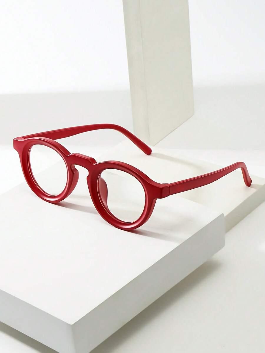 SHEIN CZERWONE OKULARY ZERÓWKI S07
