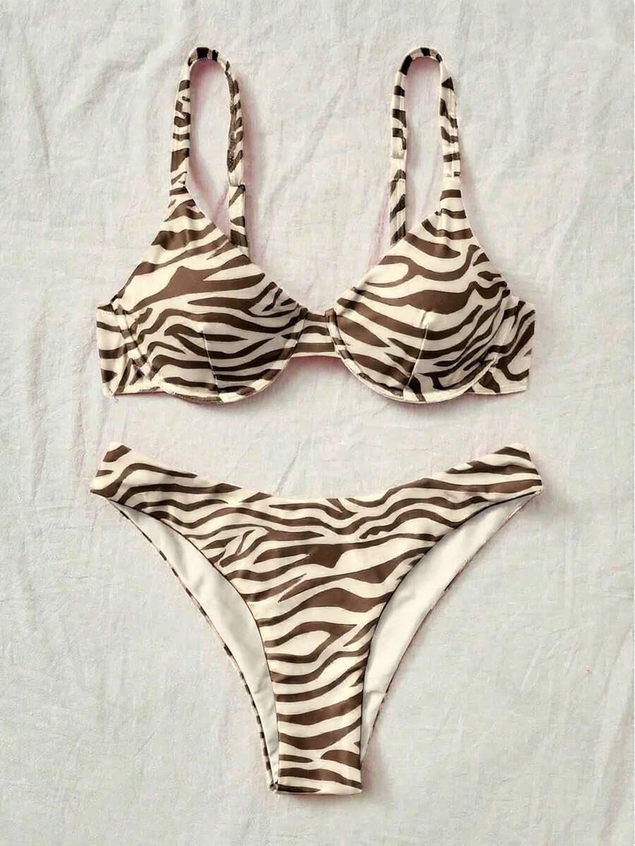 SHEIN DWUCZĘŚCIOWY STRÓJ KĄPIELOWY S09__XL